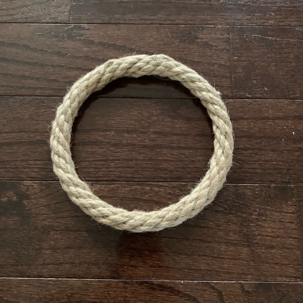 Rope Milestone Marker, Rope Wreath Milestone Marker, Photo Prop, Month Marker